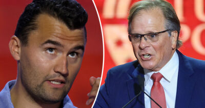Charlie Kirk (left), Frank Turek (right). Credit: Getty Images