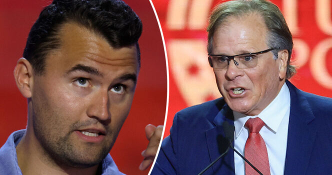 Charlie Kirk (left), Frank Turek (right). Credit: Getty Images