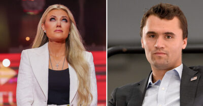Erika and Charlie Kirk. Credit / Getty Images