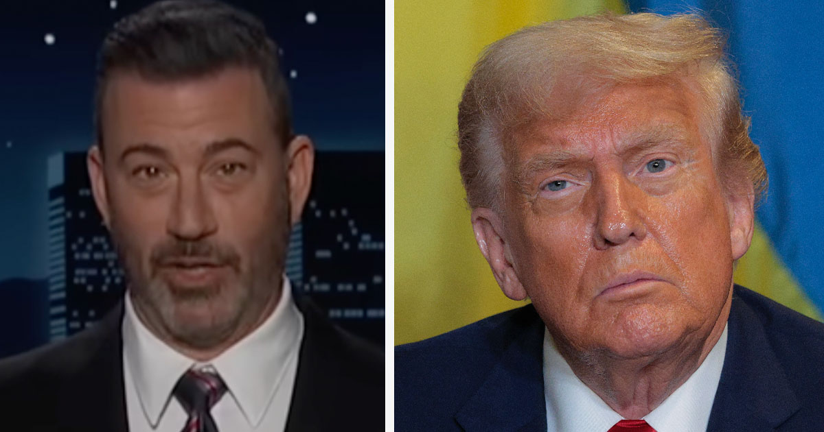Jimmy Kimmel (left), Donald Trump (right). Credit: Youtube/JimmyKimmelLive, Getty Images