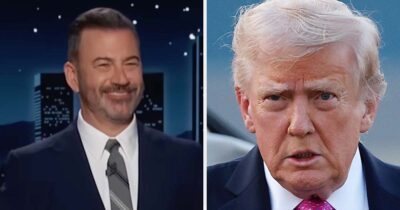 Jimmy Kimmel (left), Donald Trump (right). Credit: Youtube/JimmyKimmelLive, Getty Images
