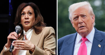 Kamala Harris and Donald Trump. Credit / Getty Images