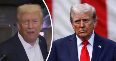 Donald Trump. Credit: Twitter/Acyn, Getty Images