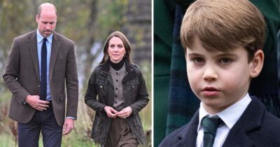 Prince William, Kate Middleton, Prince Louis. Credit: Getty Images