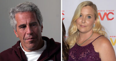 Jeffrey Epstein and Virginia Giuffre. Credit / Getty Images
