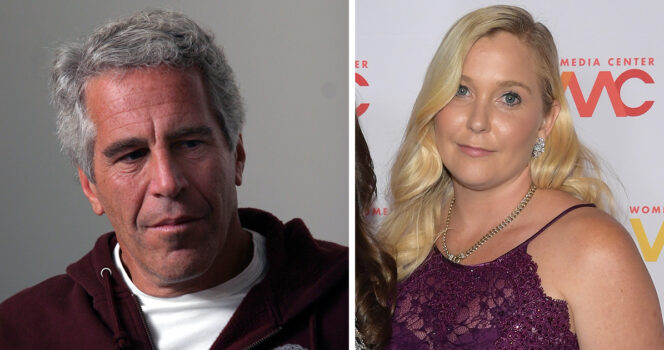 Jeffrey Epstein and Virginia Giuffre. Credit / Getty Images