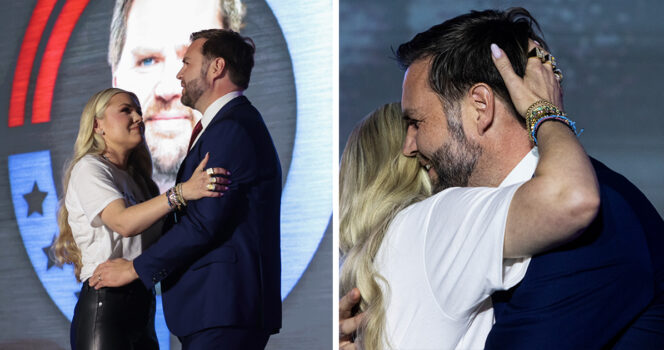 Erika Kirk and JD Vance. Credit / Getty Images