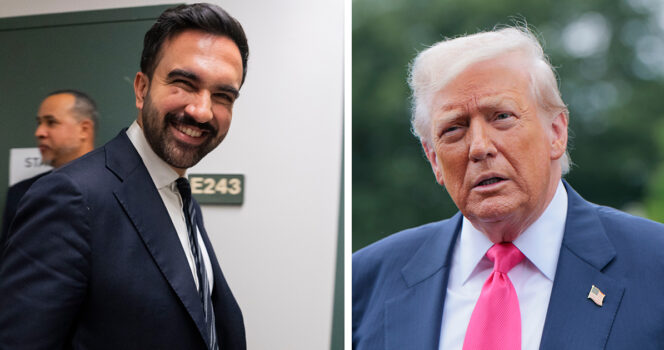 Zohran Mamdani and Donald Trump. Credit / Getty Images