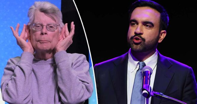 Stephen King, Zohran Mamdani. Credit: Getty Images
