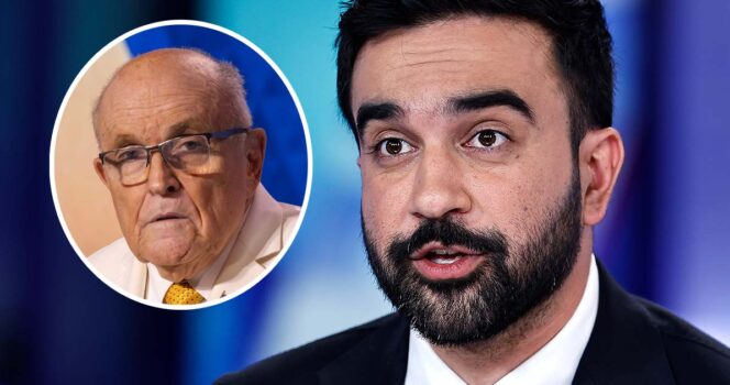 Rudy Giuliani, Zohran Mamdani. Credit: Getty Images