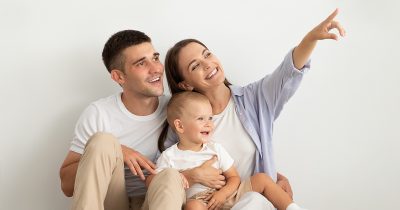 Man, wife, and baby. Credit / Shutterstock