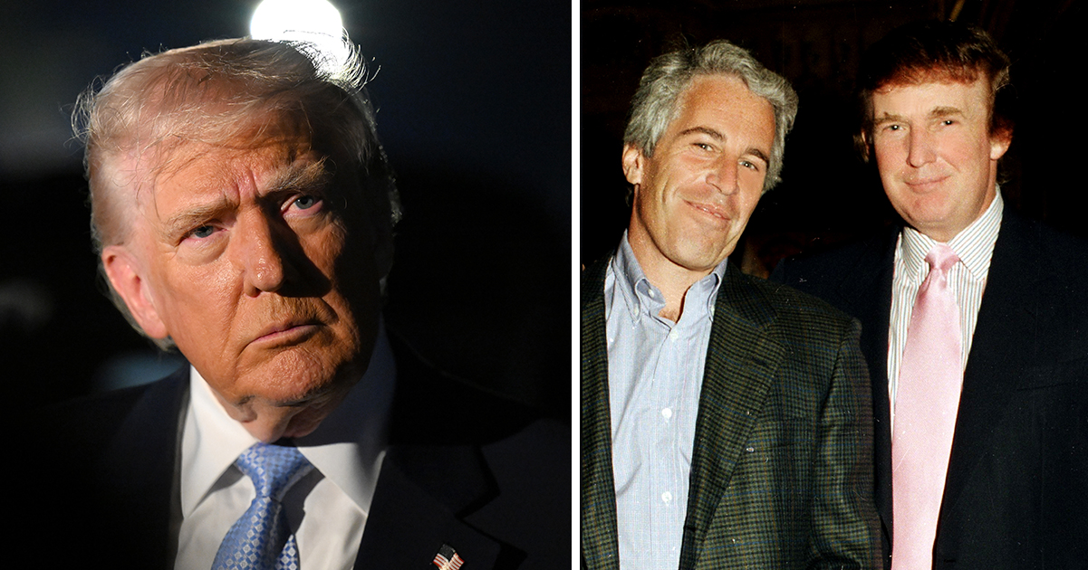 Donald Trump and Jeffrey Epstein. Credit / Getty Images