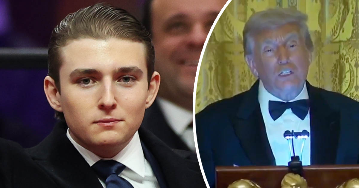 Barron Trump, Donald Trump. Credit: Getty Images, X/rapidresponse47