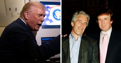 Donald Trump and Jeffrey Epstein. Credit / Getty Images