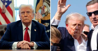 Donald Trump was shot at while on the campaign trail. Credit / Getty Images