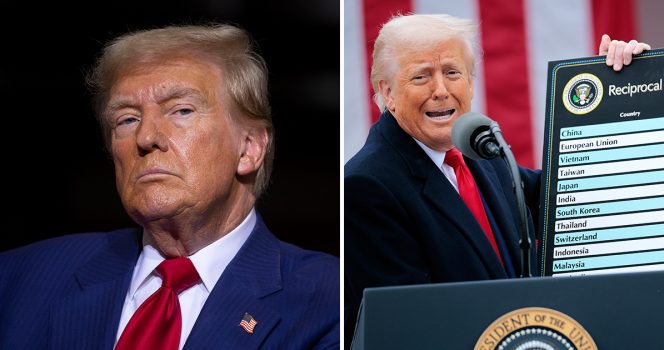 Donald Trump's tariff program has raised money for the US. Credit / Getty Images