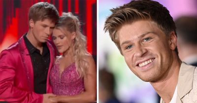 Robert Irwin, Witney Carson. Credit: Youtube/news.com.au, Getty Images