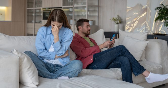 'Phubbing' is becoming a real problem. Credit / Shutterstock