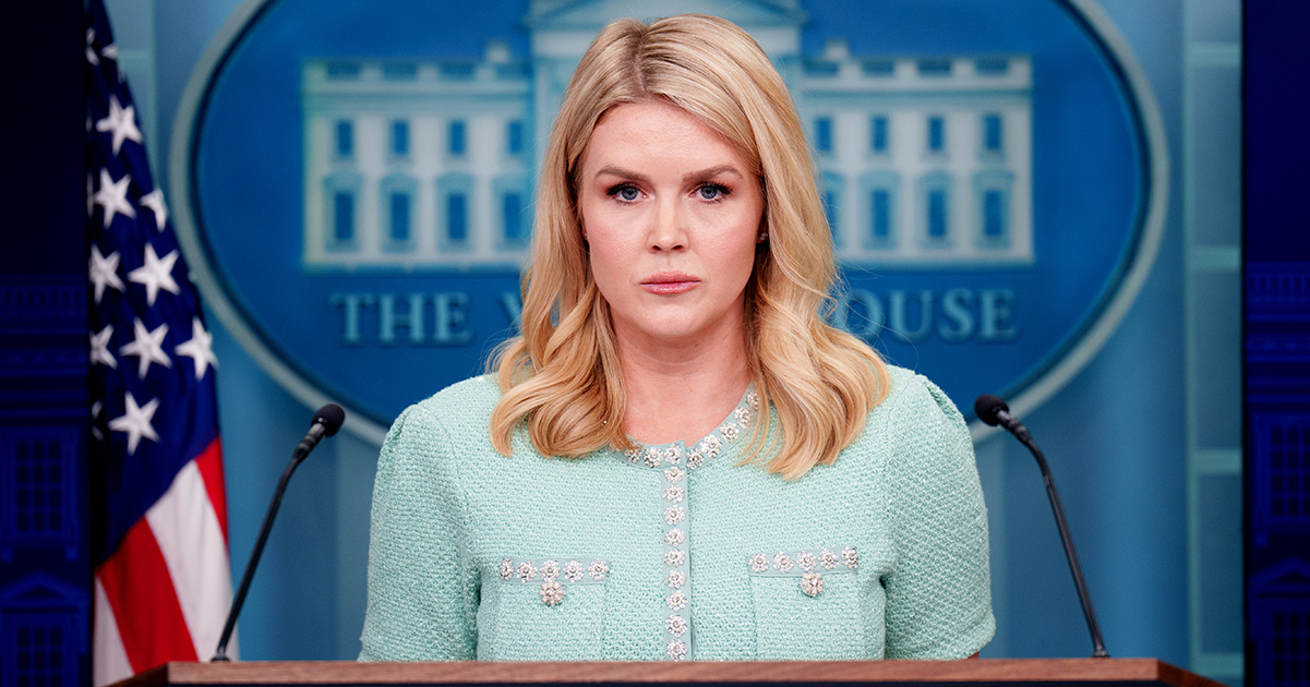 Karoline Leavitt has defended ICE and its role. Credit / Getty Images