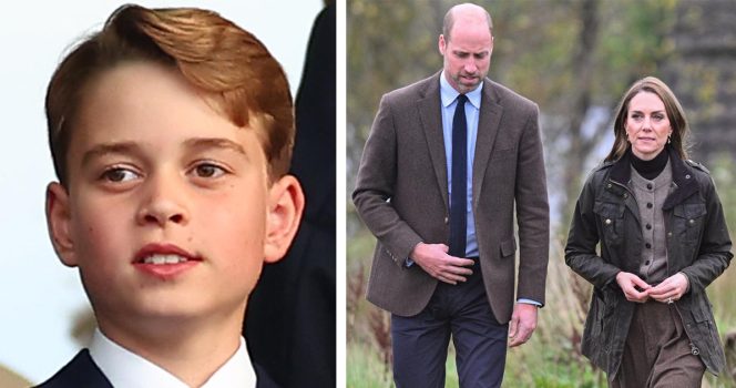 Prince George, Prince William, Kate Middleton. Credit: Getty Images