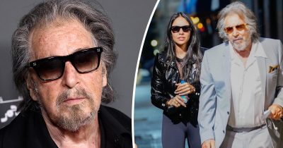 Al Pacino, Noor Alfallah. Credit: Getty Images