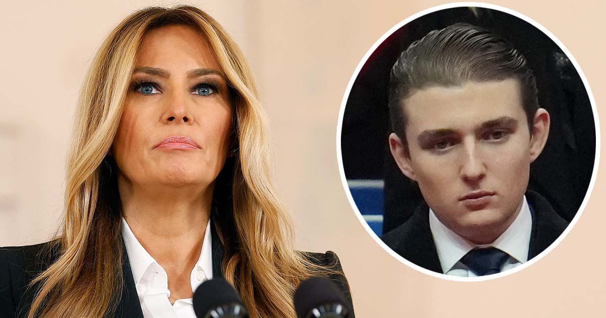 Melania Trump, Barron Trump. Credit: Getty Images