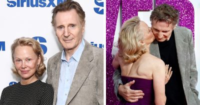 Pamela Anderson and Lee Neeson worked together on The Naked Gun. Credit / Getty Images