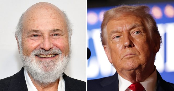 Rob Reiner, Donald Trump. Credit: Getty Images