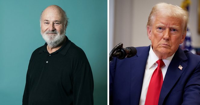 Rob Reiner and Donald Trump had disagreements in the past. Credit / Getty Images