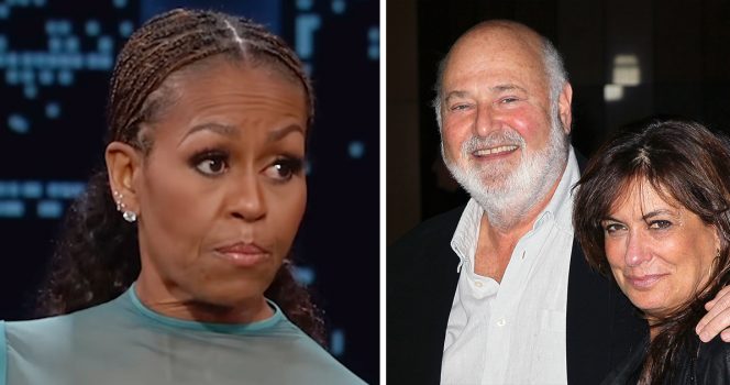 Michelle and Barack Obama had plans with Rob and Michele Reiner. Credit / Getty Images