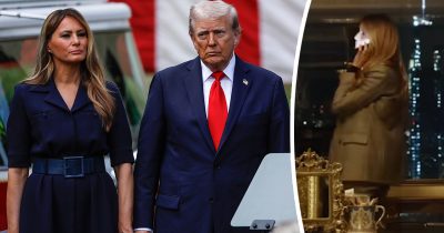 Melania Trump, Donald Trump. Credit: Getty Images, Youtube/Amazon MGM