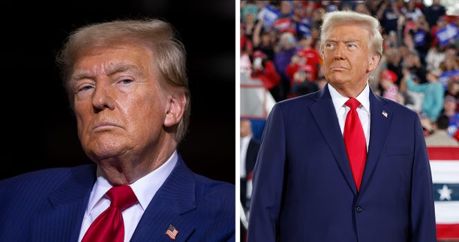 Donald Trump's approval ratings have been revealed in a new poll. Credit / Getty Images