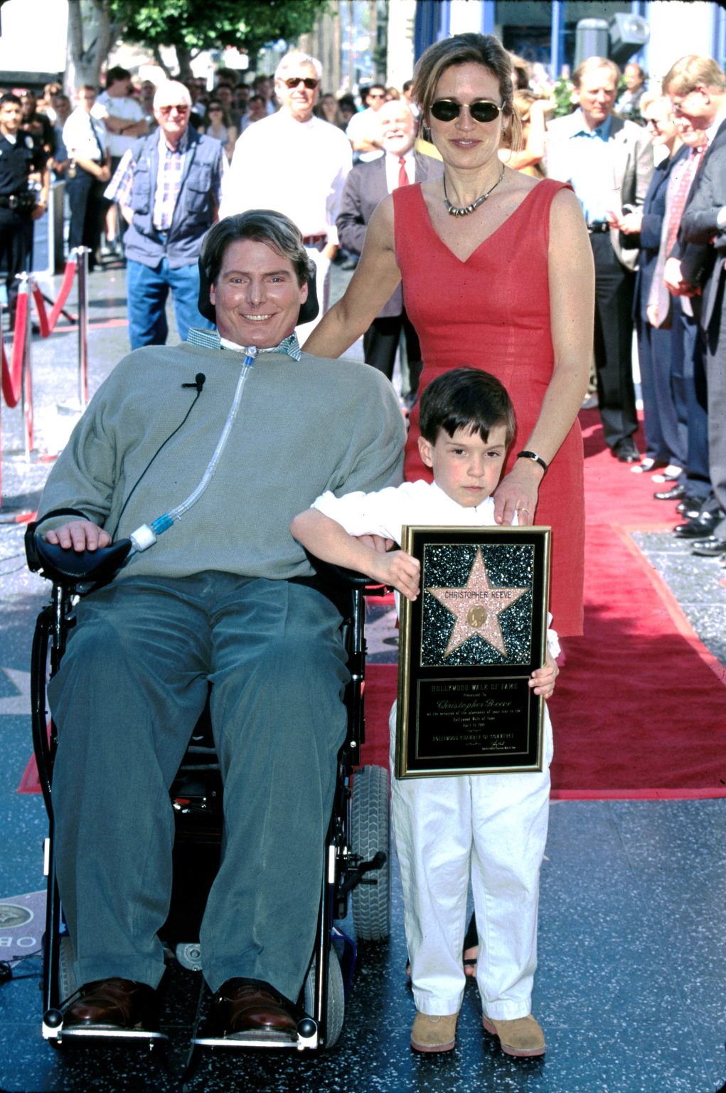 Christopher Reeve's son honors 