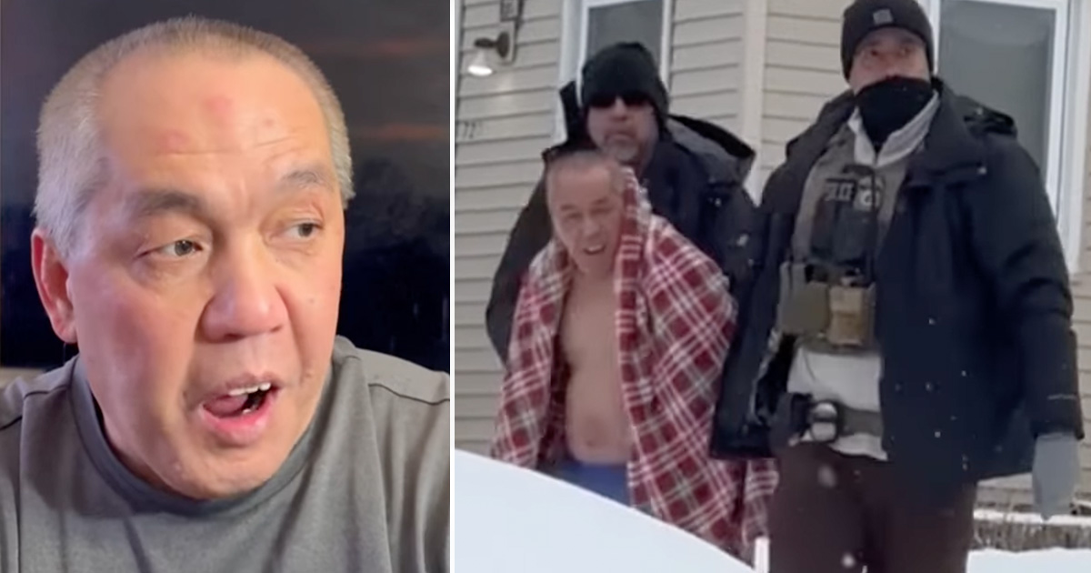 Grandfather speaks out after being detained by ICE in freezing cold, wearing only underwear