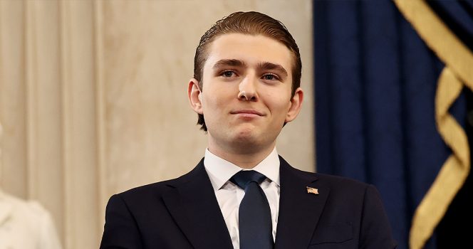 Barron Trump. Credit: Getty Images