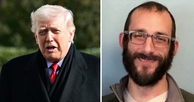 Donald Trump said he didn't like Alex Pretti (right) having a gun when he was shot. Credit / Getty Images & X