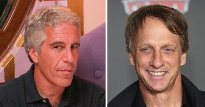 Tony Hawk's name is mentioned in the Epstein files. Credit / Getty Images & Shutterstock