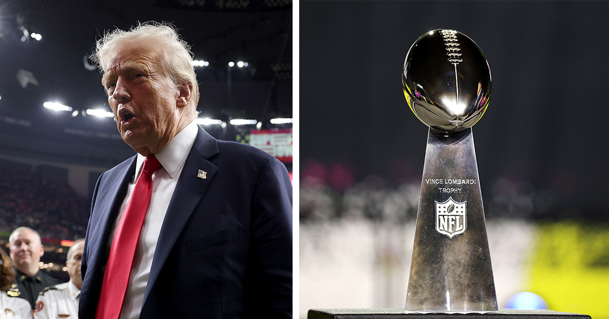 Why Donald Trump isn’t at the Super Bowl after leaving early last year