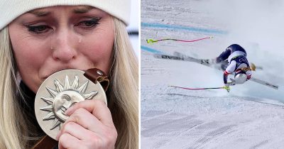 Lindsey Vonn crashed out on Sunday. Credit / Getty Images