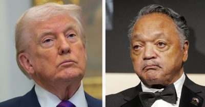 Donald Trump, Jesse Jackson. Credit: Getty Images
