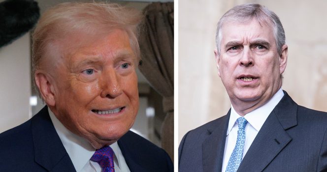 Donald Trump, Andrew Mountbatten-Windsor. Credit: Getty Images