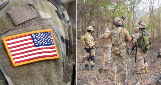 US soldier. US Army. American Military