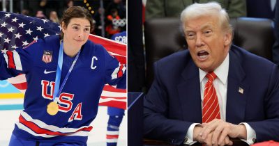 Hilary Knight and Donald Trump