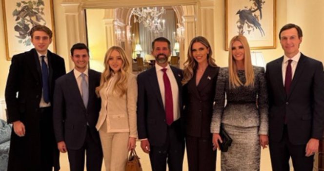 The Trump family. Credit: X / Ivanka Trump