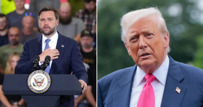 JD Vance and Donald Trump