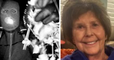 A masked man was seen outside Nancy Guthrie's residence on the night of her disappearance. Credit / Pima County Sheriff's Department