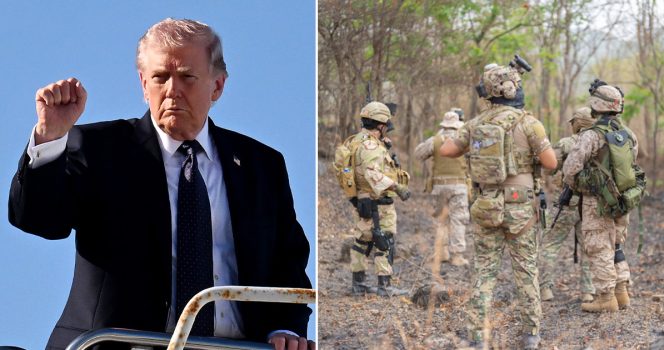 Donald Trump, military, troops, soldiers