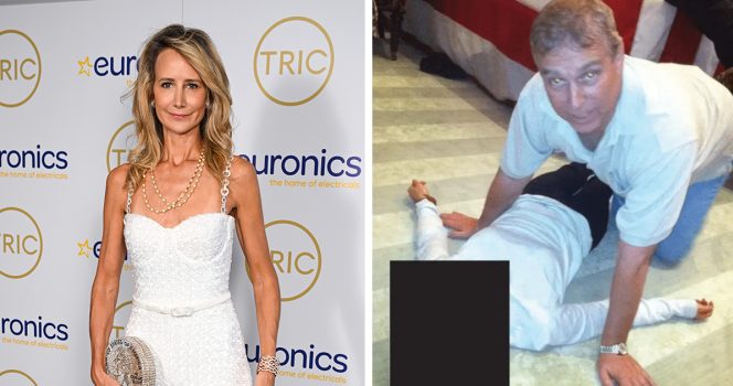 Lady Victoria Hervey dated Andrew in 1999. Credit / Getty Images