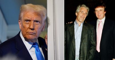 Donald Trump and Jeffrey Epstein