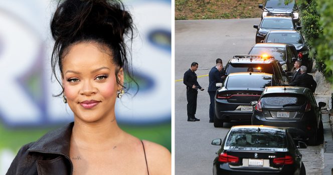 Rihanna's house was targeted by a female gunman. Credit / Getty Images